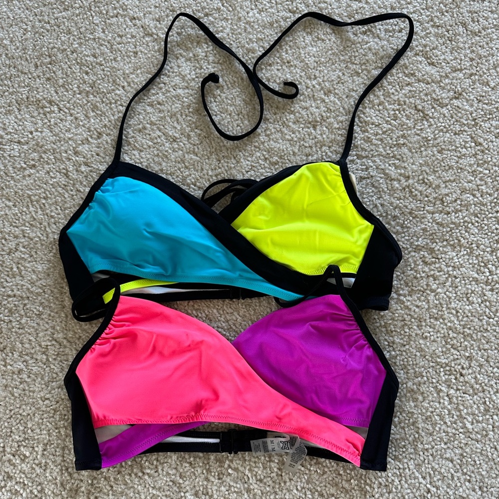 PINK lot of 2 bikini tops
